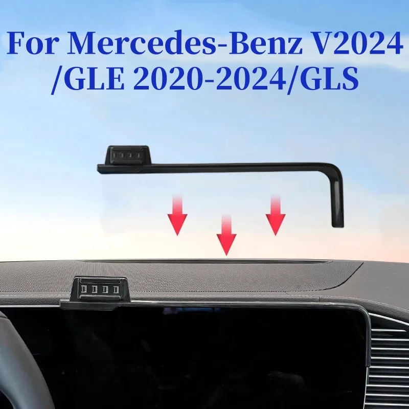 

For Mercedes-BenzV Class W447 2024 GLE W167 2020-2024 GLS X167 2022-2024 Car Cell Phone Holder For Car Auto Interior Accessories
