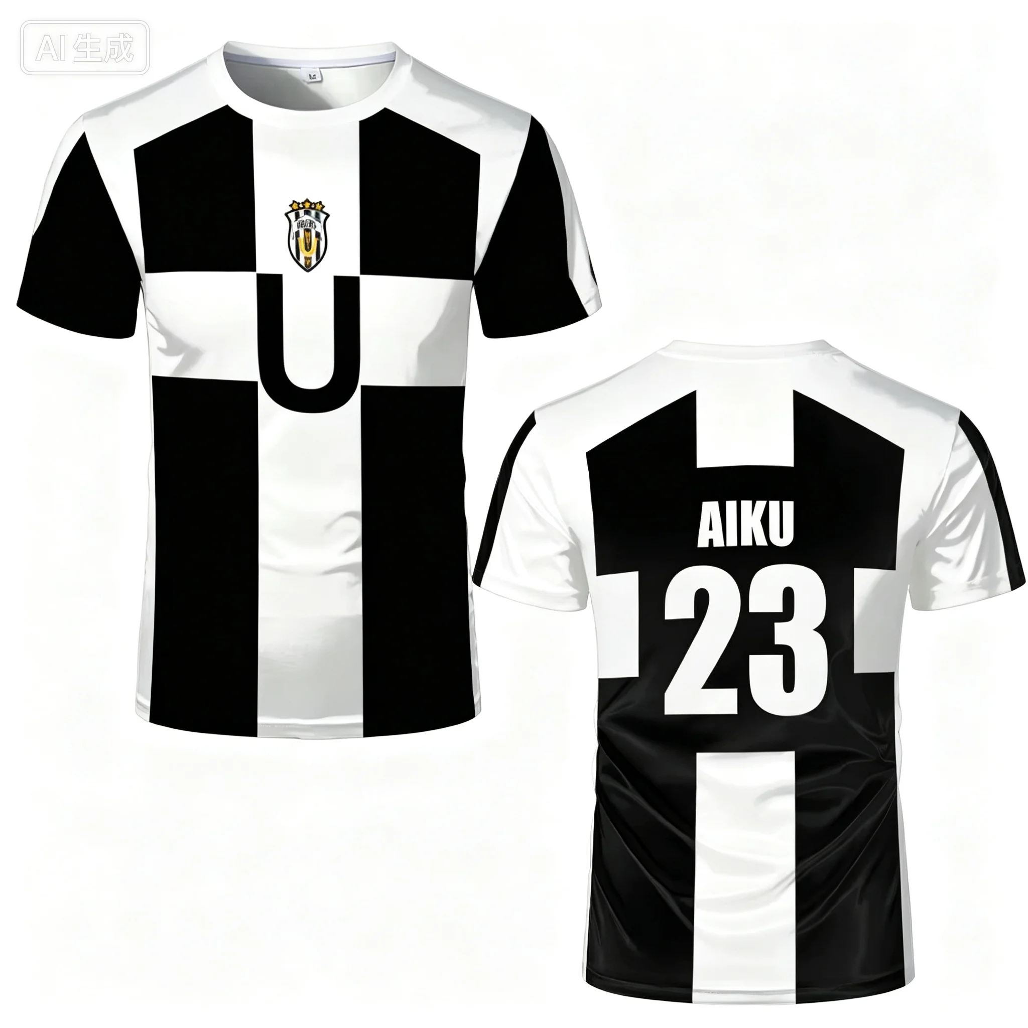 26 Sommer-Fünf-Personen-Muster VL Replika Anime Uber Blue Lock Vollbedrucktes Kinder-T-Shirt Cosplay Fußballtrikot Futsal-Muster-T-Shirt – Detail 13