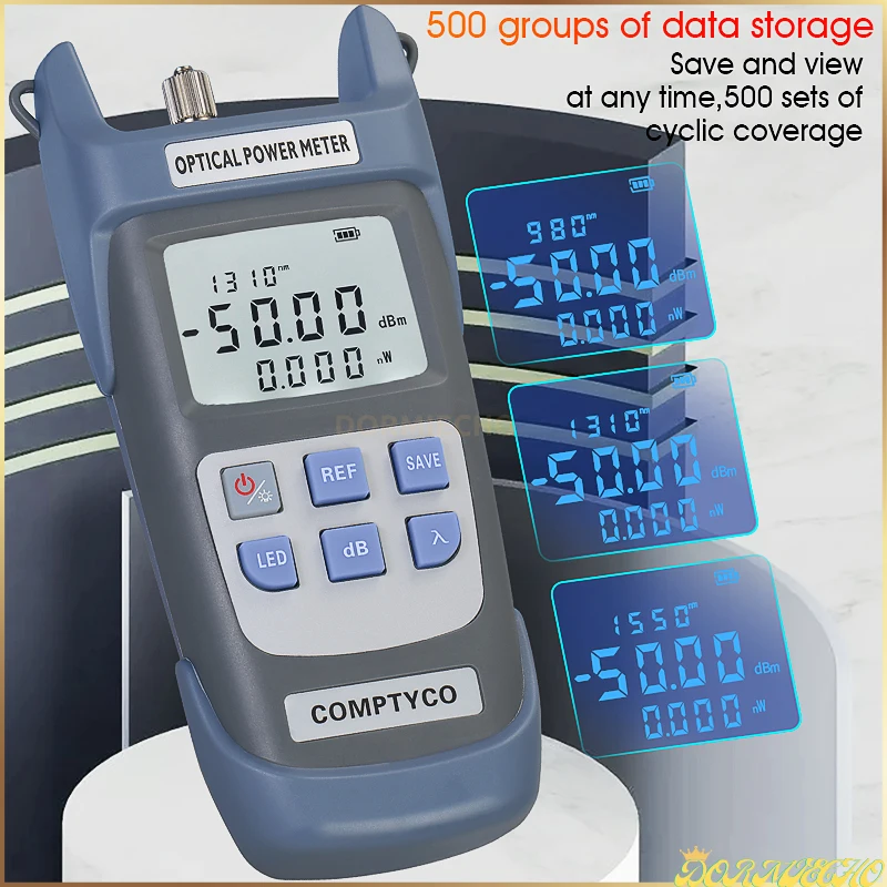 

FTTH Fiber Optical Power Meter AUA-G510A/G710A Fiber Optical Cable Tester -50dBm~+26dBm/-70dBm~+10dBm SC/FC Connector