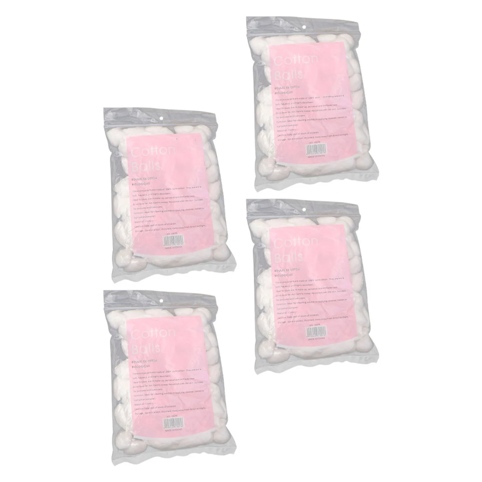 

400pcs Make-Up Removal Cotton Balls Premium Absorbent Multi-Use For Salon Tattoo Shop Sterilized Disposable Pure Cotton Balls