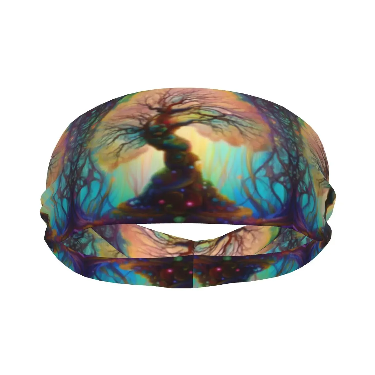 Stirnband Fantasy Tree Headwrap Haarband für Tennis Gym Fitness Kopf bedeckung Haarschmuck