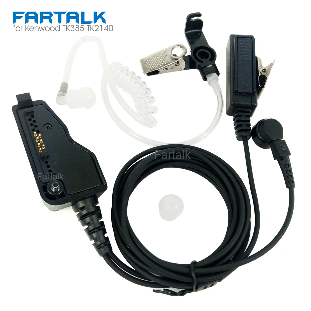 

Air Tube Earpiece Headset Mic for Kenwood TK-2140 TK-2180 TK-280 TK385 TK-380 TK-3140 TK-290 TK-3180 Walkie Talkie Radio