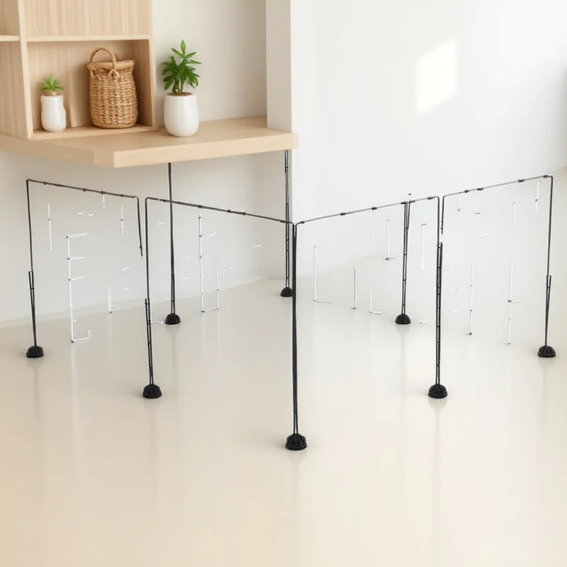 

8Pcs Wire Grid Panel for Pets Large Small Animal Playpen Portable Metal Fence Rabbit Guinea Pig Cage DIY Pet Pen Panels Black