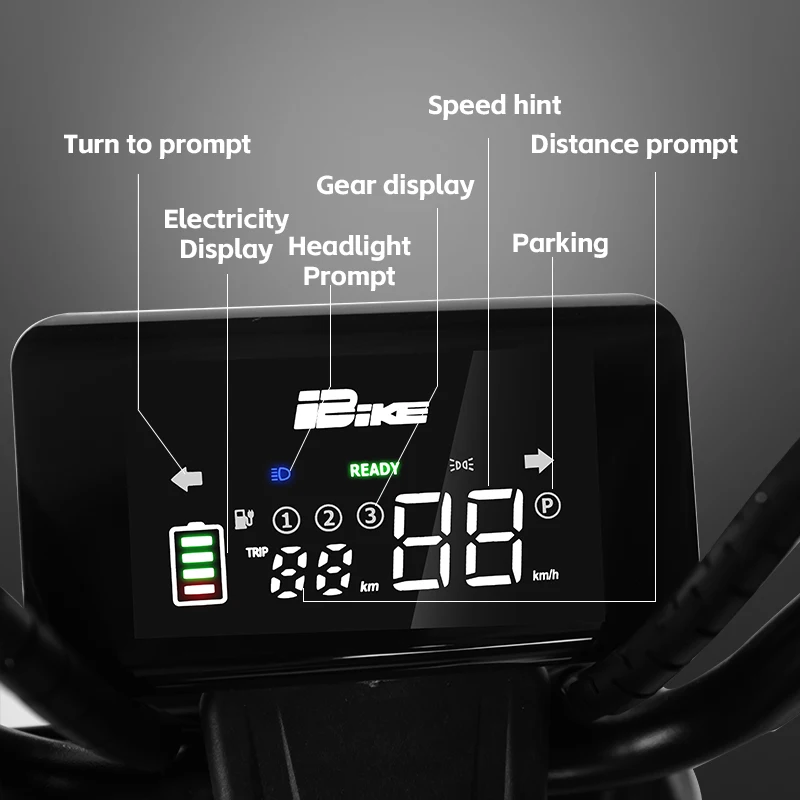 500W 14 Inch Electric City Bicycle Delivery EBike with 20Ah Lithium Battery LCD Display 50km Range Takeaway Motorcycle Cargo