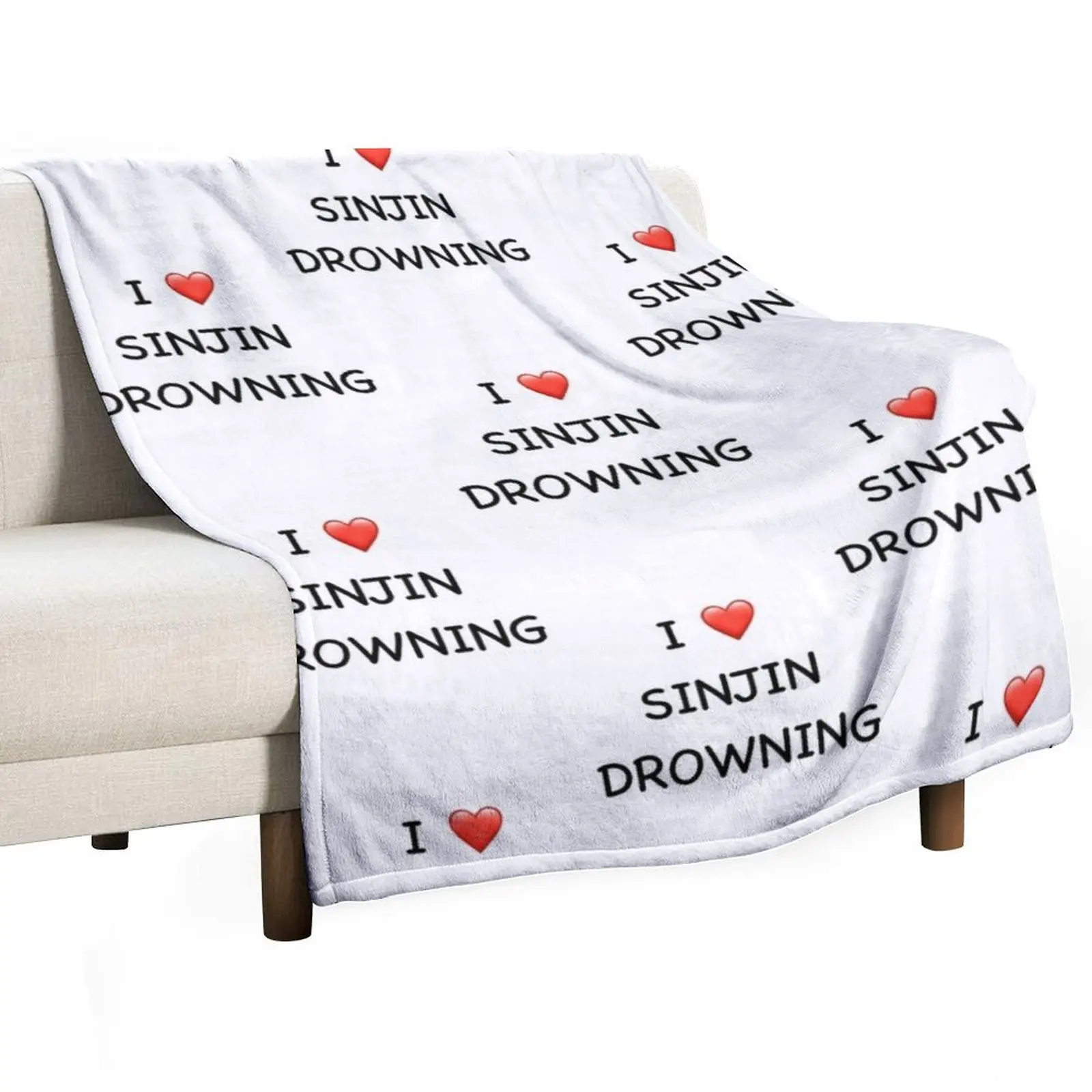 

I love sinjin drowning Throw Blanket Winter beds warm winter Decorative Throw Designers Blankets