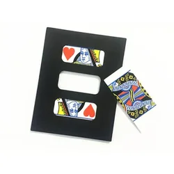 Jumbo Zig Zag Card (size 29 x 22.5cm) Magic Tricks Cut Poker Restore Magia Magician Stage Illusion Gimmick Prop Funny Mentalism