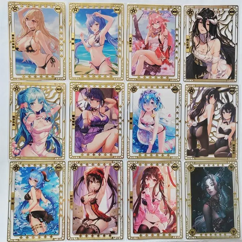 

Anime Kochou Shinobu Hatsune Miku Goddess Story albedo Sakurajima Mai collection medal card character Christmas birthday gift