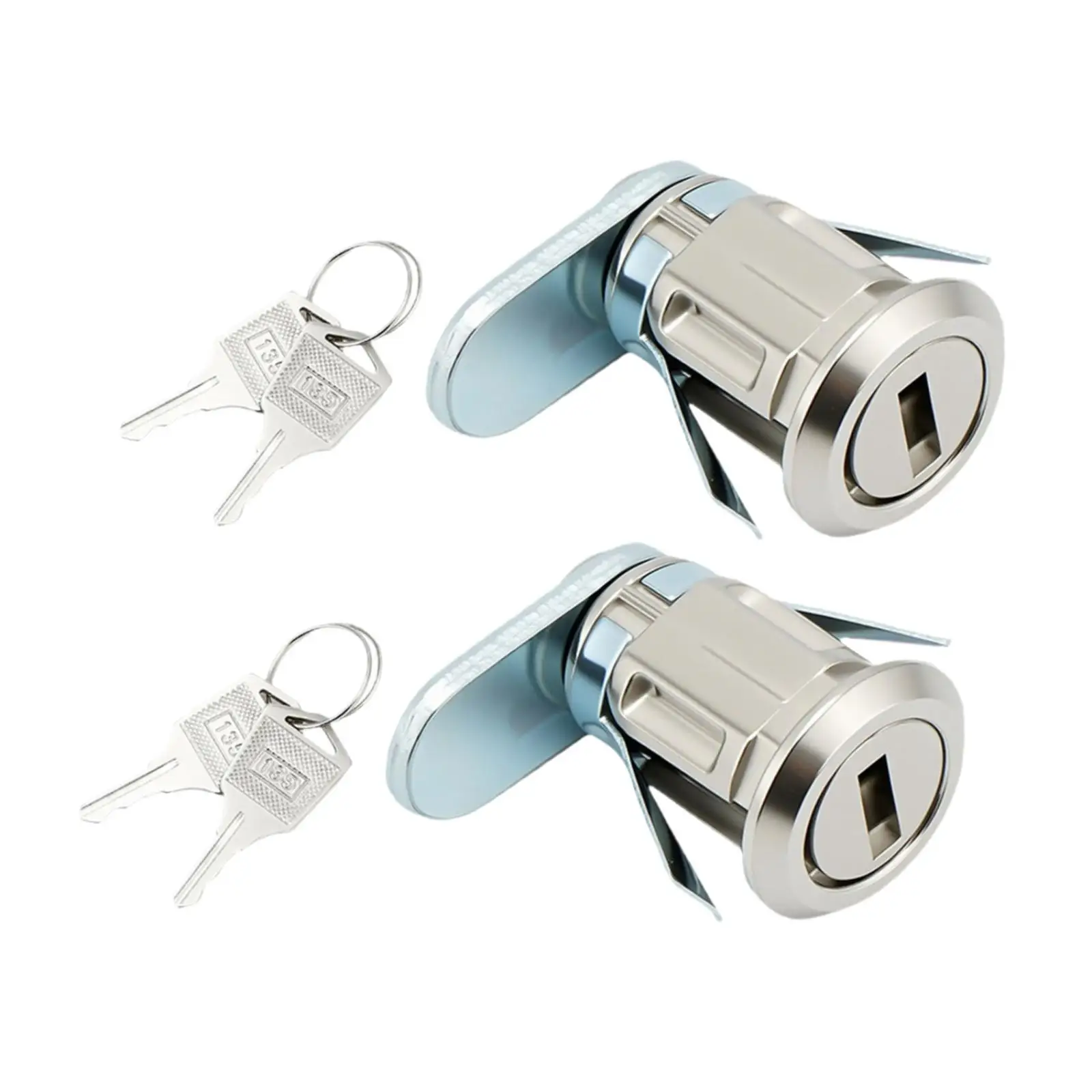 Serrature a camma da 2 pezzi Serrature per scatole di file Serratura a palo di ricarica per porte di accesso con coperchi di pozzo