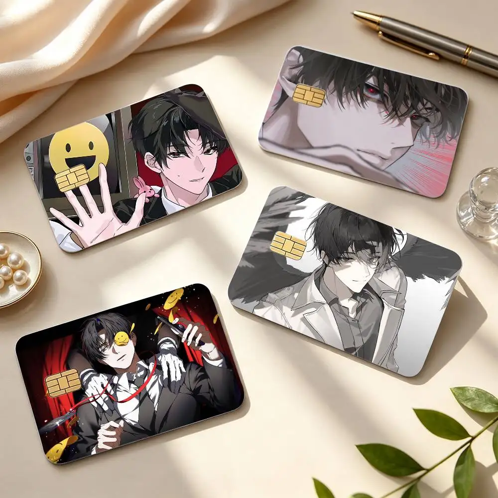 K-Kim S-Soleum Novel GSGW  HD Credit Card Stickers Game Card Decal Small Chip Waterproof Sticker Gift Decor