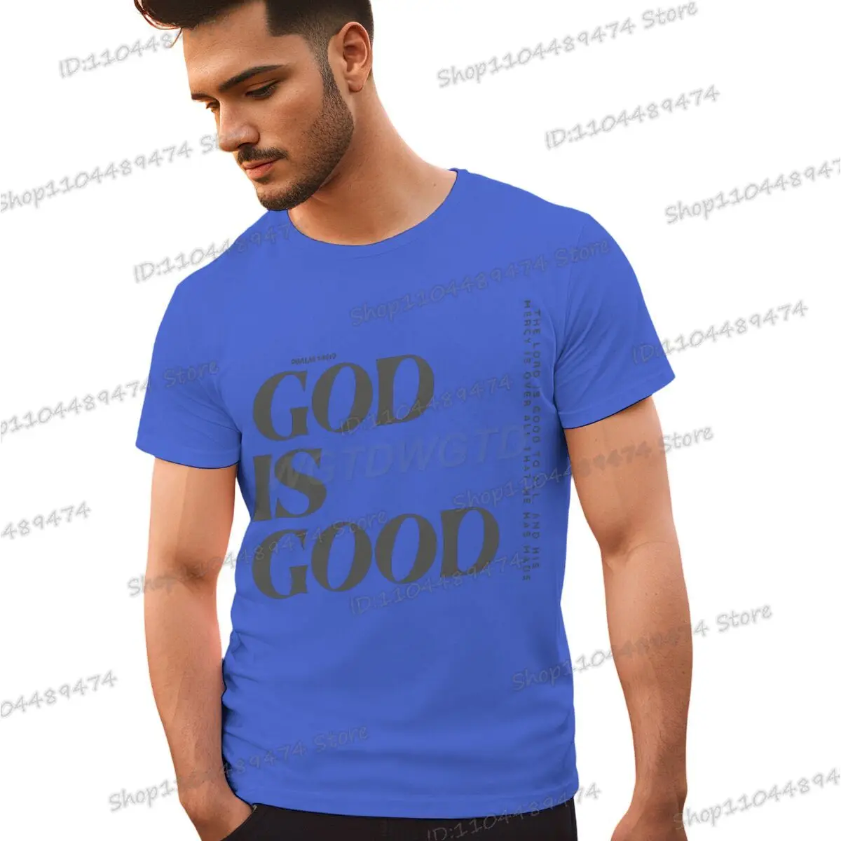 الله جيد طباعة تي شيرت المسيحية المعتقد الديني مضيئة نمط الشارع الشهير الرجال النساء قصيرة الأكمام Vintage تي شيرت الهدايا