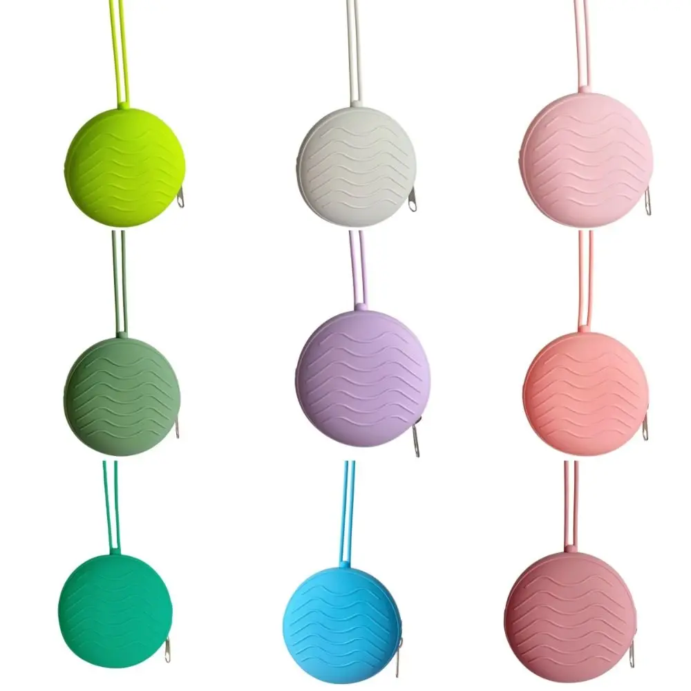 Supporto per ciuccio per bambini in Silicone scatola per contenitore per succhietto portatile rotonda accessori per bambini senza BPA borsa per la conservazione dei capezzoli per esterni