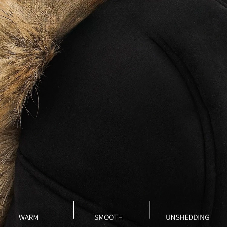 للجنسين الدافئة الرجال النساء الشتاء سميكة فو الفراء Ushanka قبعة مع الأذن اللوحات يندبروف قبعة تزلج ل قبعة تزلج الروسية في الهواء الطلق الثلوج
