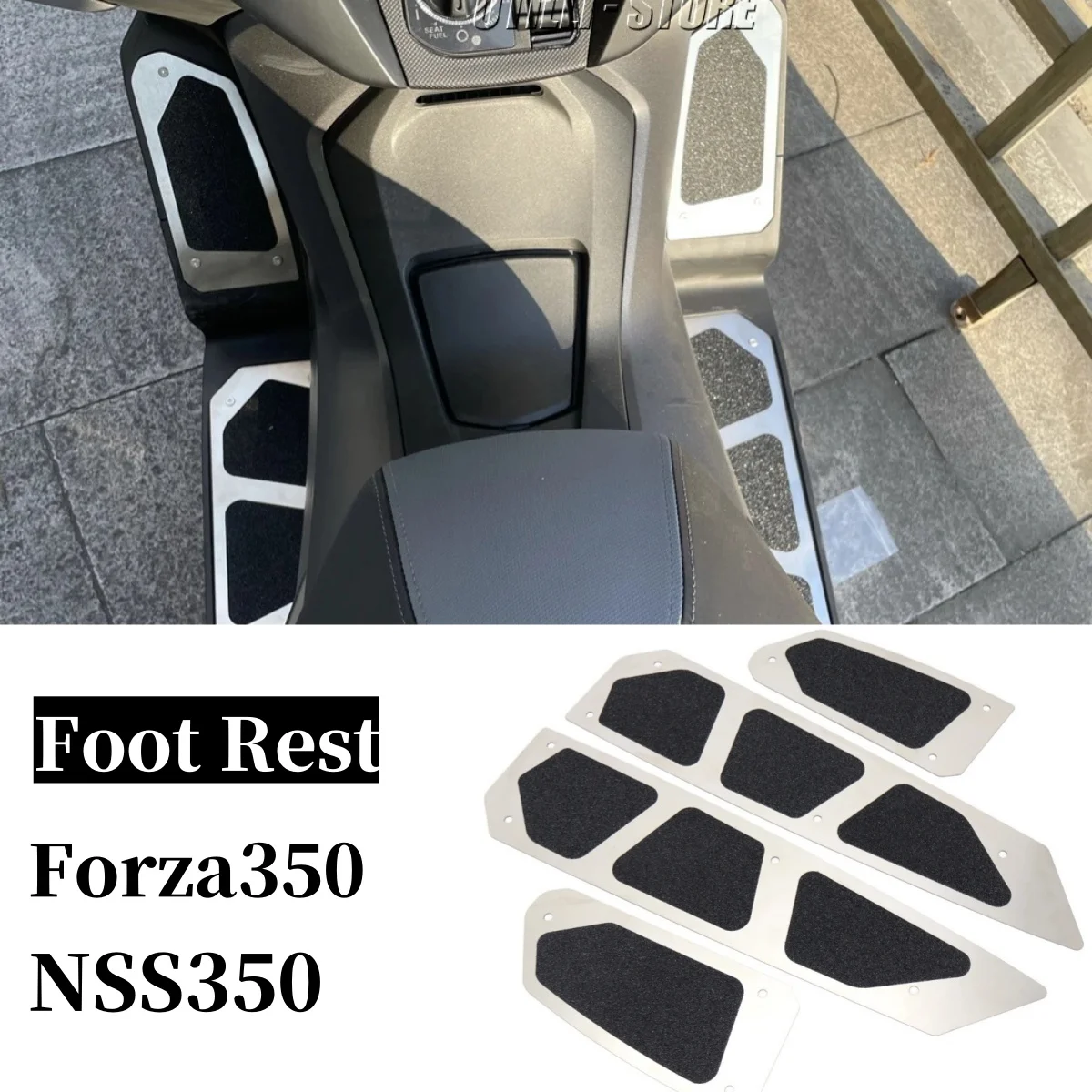 

Для Honda Forza 350 NSS350 NSS350 Forza350 противоскользящая подставка для ног подножка ступенька подножка пластина педали аксессуары для мотоциклов