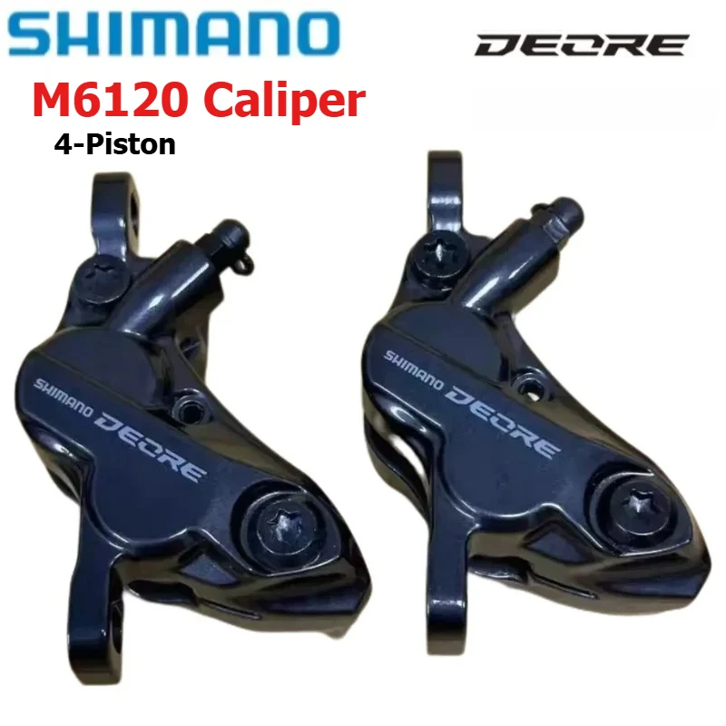 

SHIMANO Deore M6120 Caliper Hydraulic Disc Brake for Mountain Bikes Four-Piston Caliper