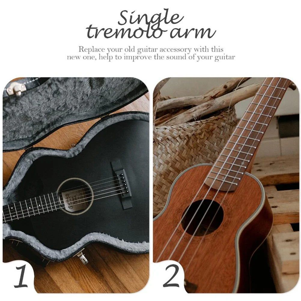 

1 set Single Tremolo Arm For Electric Guitar, Metal Whammy Bar With Gloss Finish, Durable Vibrato Arm Tool, Guitar Part Supply