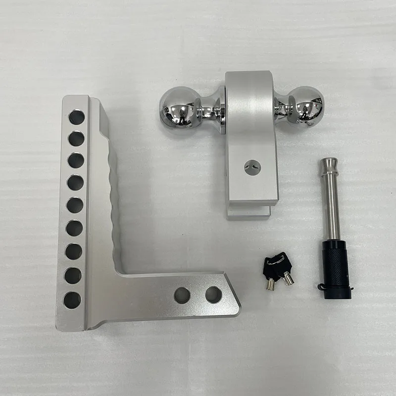 Verstelbare aanhangwagenkoppeling voor 2'' ontvanger 6'' 8'' 10'' verlaging trekhaak 12500LBS