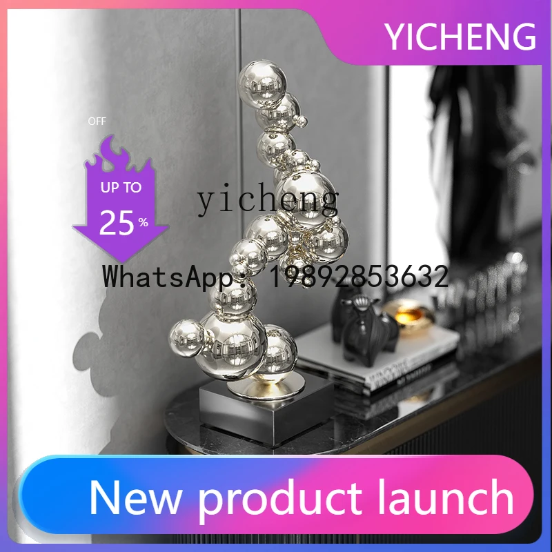 

X1 light luxury high-end entrance large floor ornament living room model room decoration home accessories