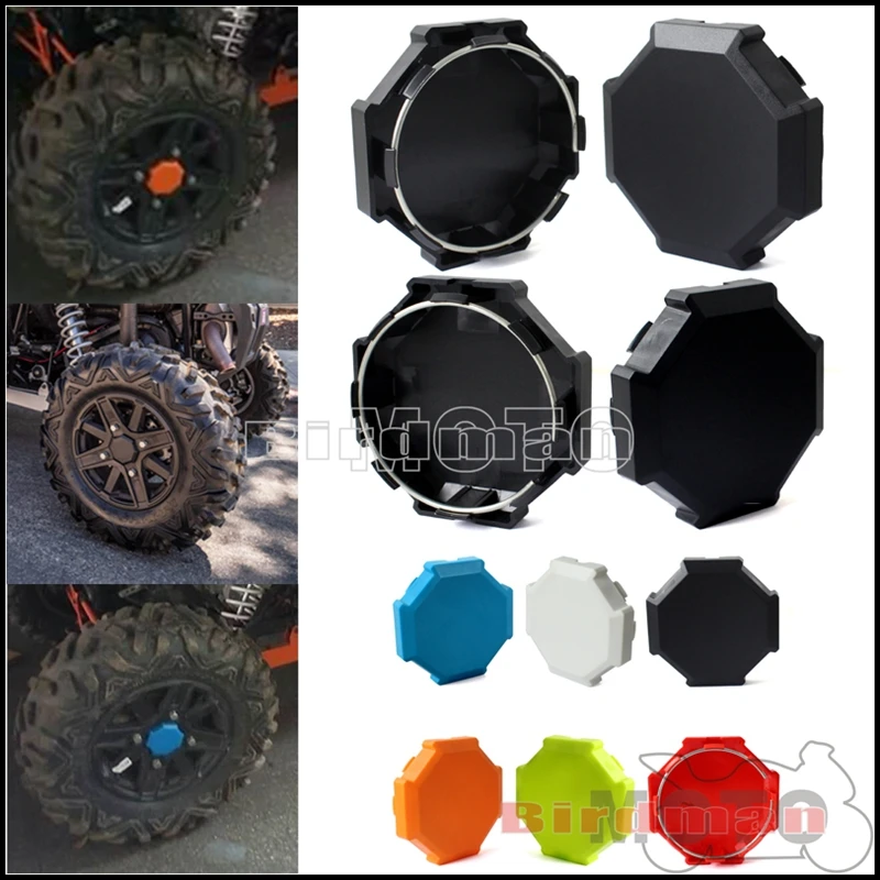 For Polaris Sportsman RZR 900 1000 XP Turbo 2015-2017 1pcs 2pcs 4pcs Wheel Tire Center Rim Hub Cap Wheel Plug Cover Accessories