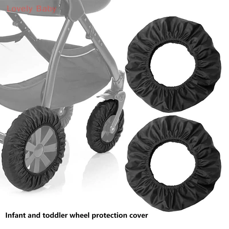 

【BBS】2Pcs/set Baby Stroller Wheel Cover Dustproof Wheelchair Tire Protector Infant Pushchair Pram Wheel Anti-Dirty Case Acce