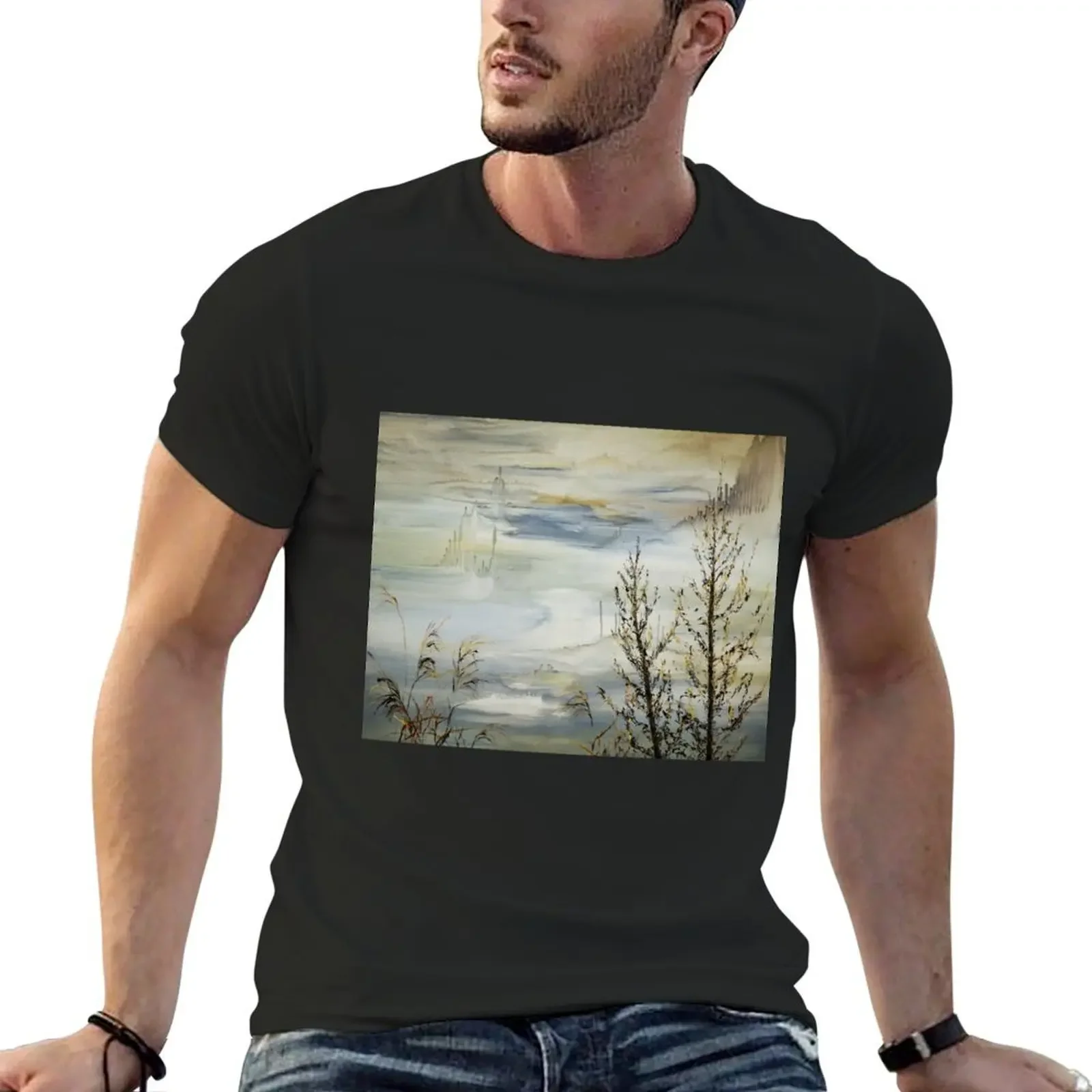 Grasses - Artemisia vulgaris T-Shirt summer tops plus size tops essential t shirt graphics tee shirts for men