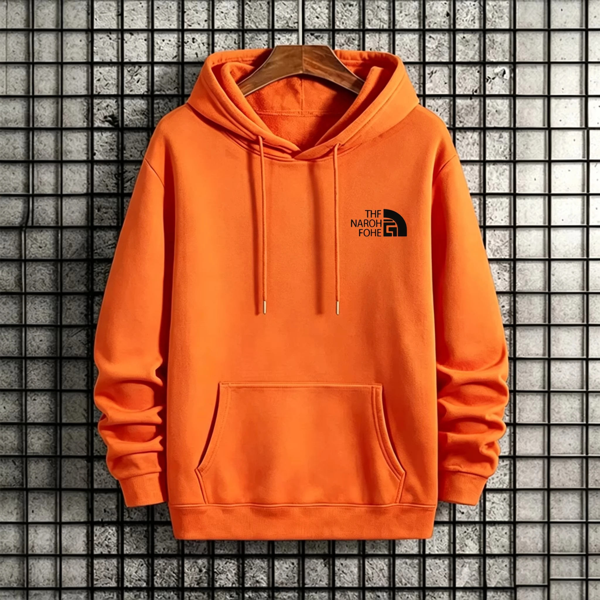 Herren-Hoodie Herbst Winter Hochwertiger Warmer Sweatshirt Männlicher Alltags-Freizeitmode-Pullover Outdoor Gym Fitness Sportlicher Kapuzenmantel – Detail 12