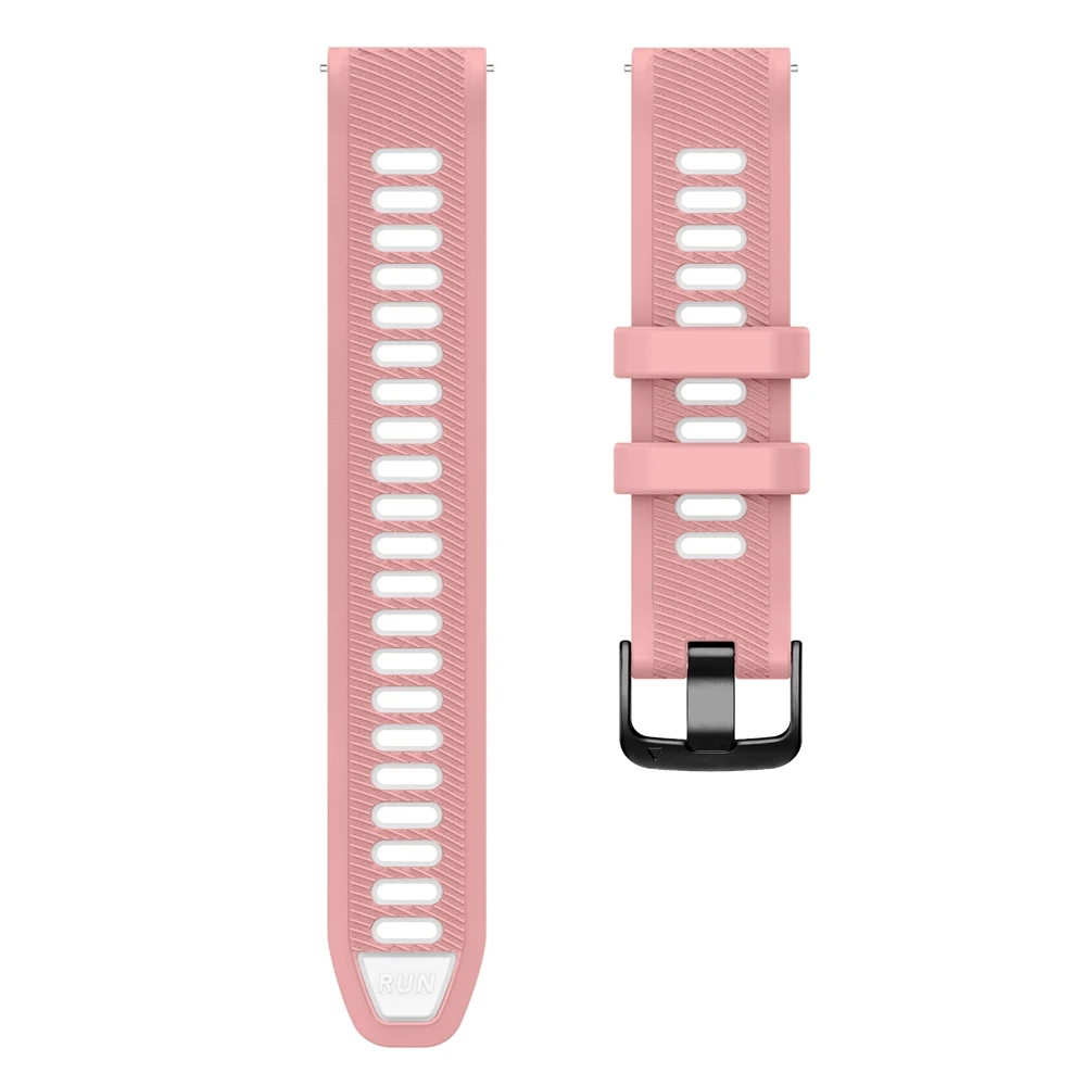 Universelles 22-mm-Sport-Silikonarmband für Garmin Forerunner 265 255 Musikband für Vivoactive 4/Venu 4 45 mm Armband-Uhrenarmband – Detail 33