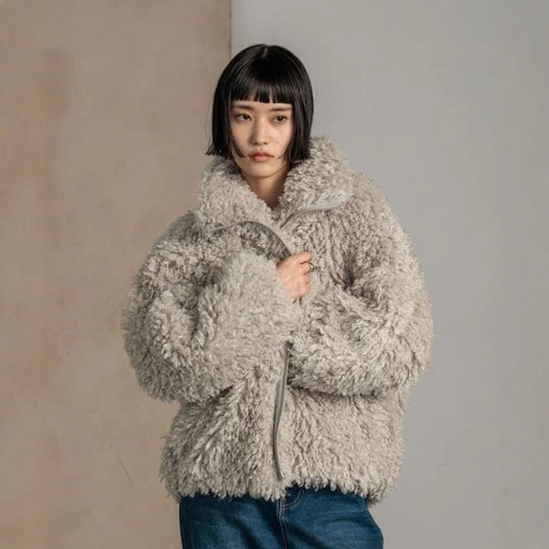 

Женская утепленная куртка Torowee Fluffy: повседневная, с длинными рукавами, на молнии, зимняя верхняя одежда из комфортной мягкой ткани