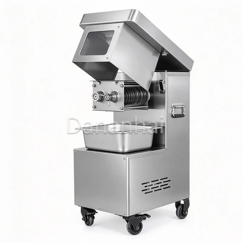 Butcher Meat Cutter Commercial Electric Meat Slicer Stainless Steel Catering Tool For Raw Meat