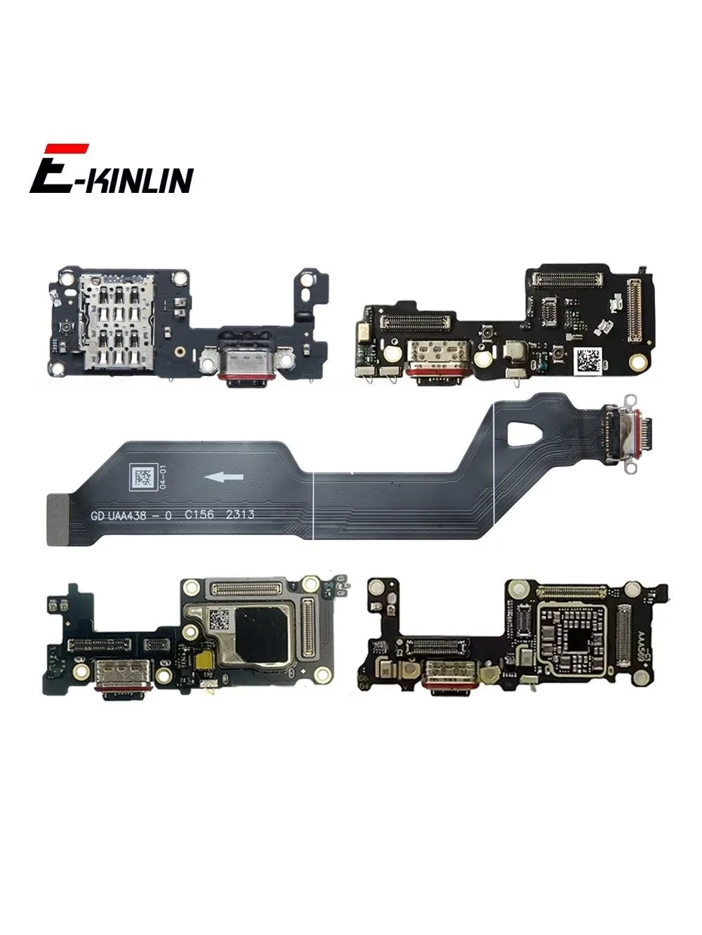 Płytka portu ładowania USB, stacja dokująca, mikrofon, taśma flex do OnePlus 9 10 Pro 9R 9RT 10T 10R 11 11R 12 12R 13 13R 13S — zdjęcie produktu 7