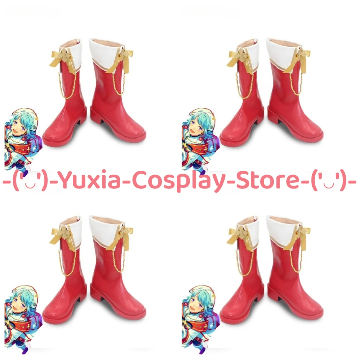 

Юксиакосплей! Ensemble Stars Hajime Shino, обувь для косплея, реквизит для игрового персонажа, ботинки из искусственной кожи, карнавальный костюм на Хэллоуин