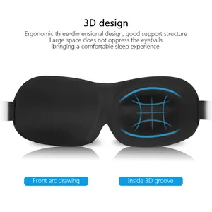 3D Sleeping Mask Bloque Out Light Eye Mask Soft Cover Ráfano Relájate Suerte Ayuda Mujeres Menuegos Portables Viaje de viaje Eyepatch 8 mejores ventas Fox lego - №6