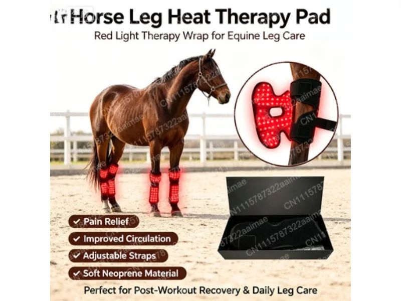Infrared Light Therapy Device for Pet Sports Injury Recovery Horse Rear Knee Portable Phototherapy Lamp