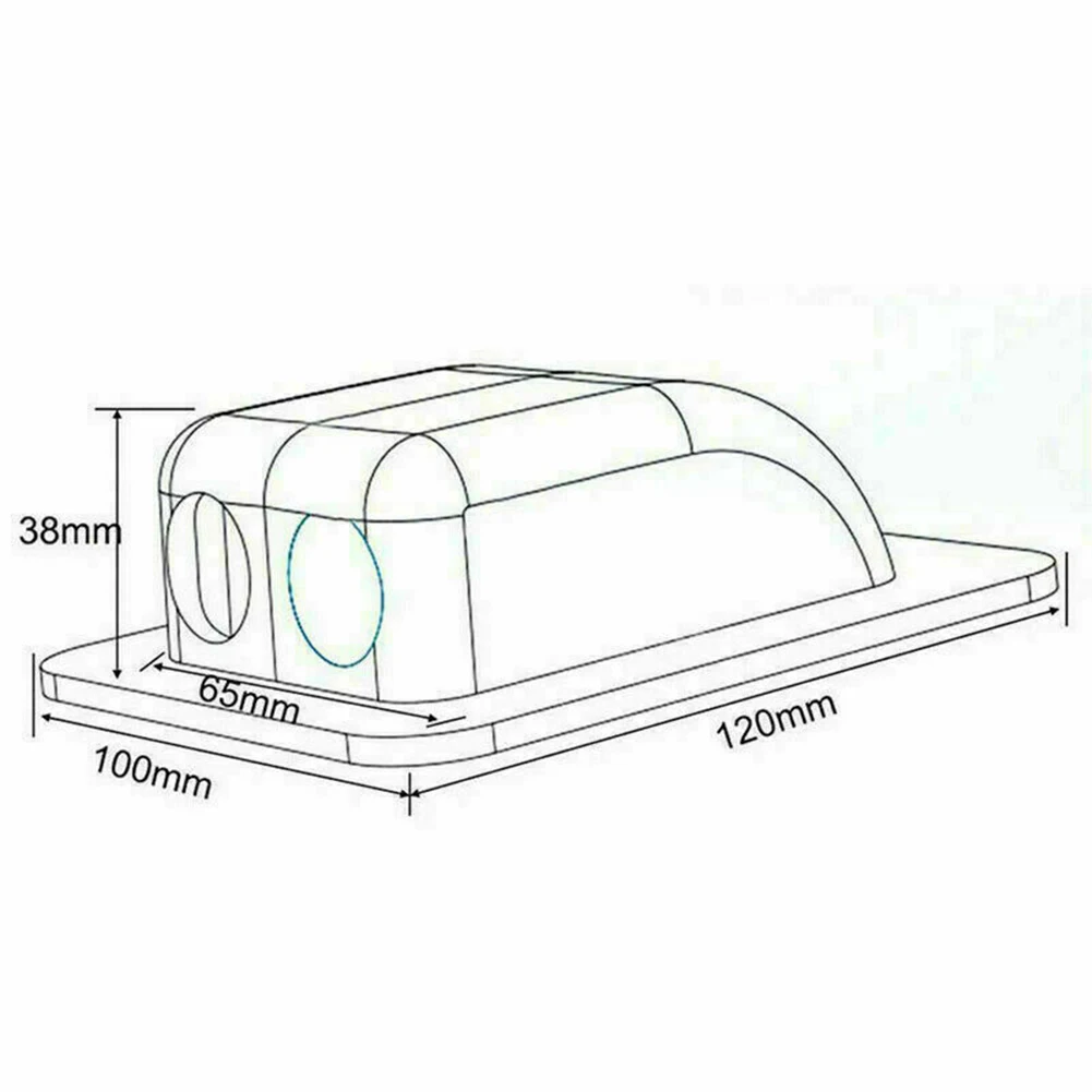 Scatola di giunzione per auto Cavo per tetto auto Cavo per tetto 9 * 11,2 * 4,2 cm Caravan Ingresso solare Cavo solare Scatola di giunzione per camper Alta qualità