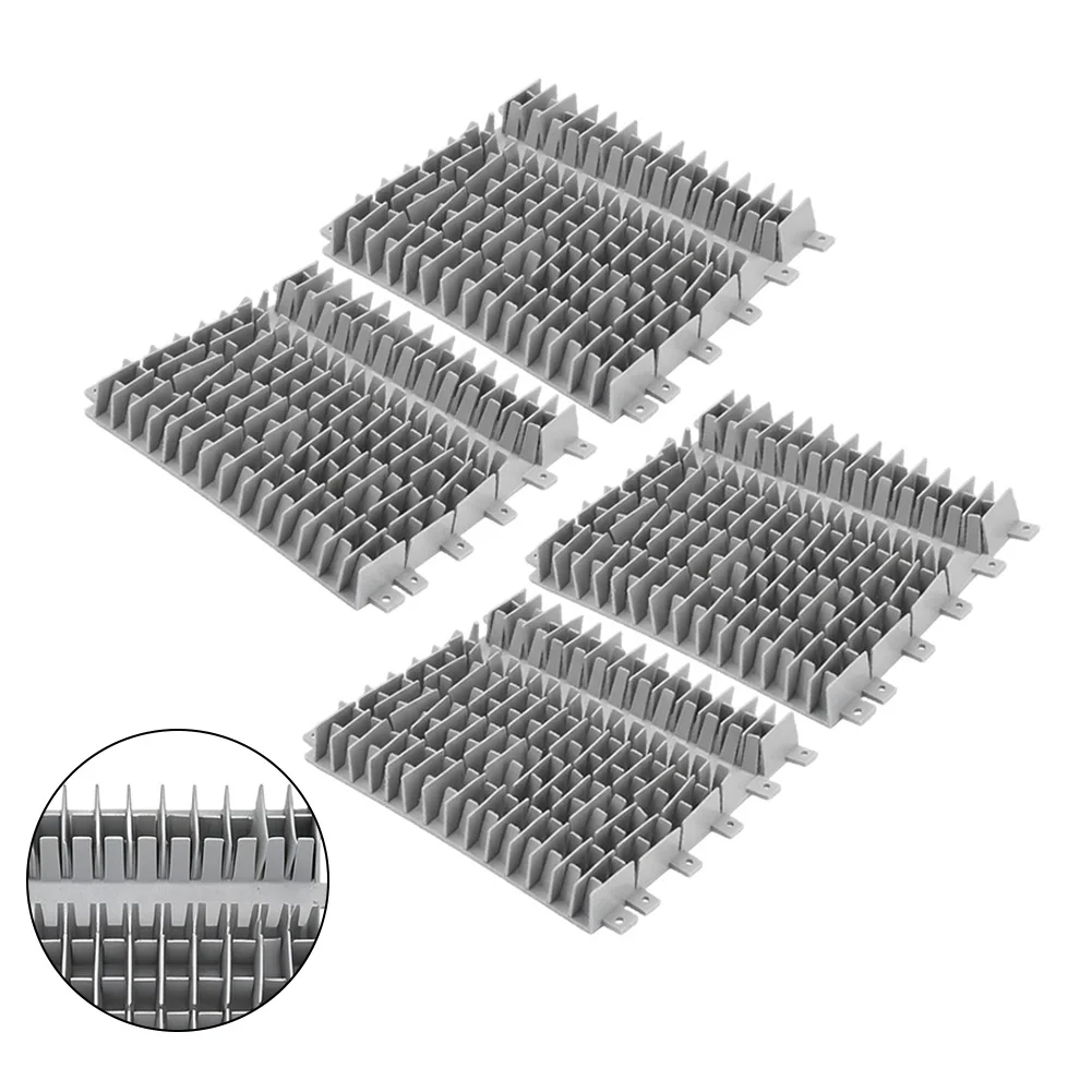 6101656-R4 Climbing Brush For Dolphin Pool Cleaners Plus DX6 M400 M500 Plus E10 Active 15 Gray 4 Pack