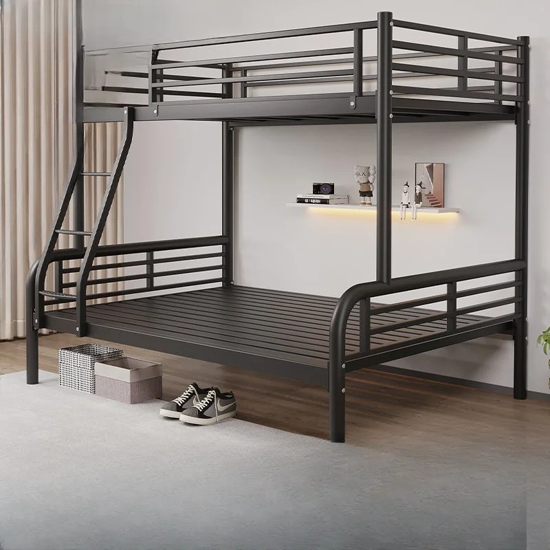 Upper and lower bunk mother bed Double bunk Children\'s student dormitory High and low Adult Household iron