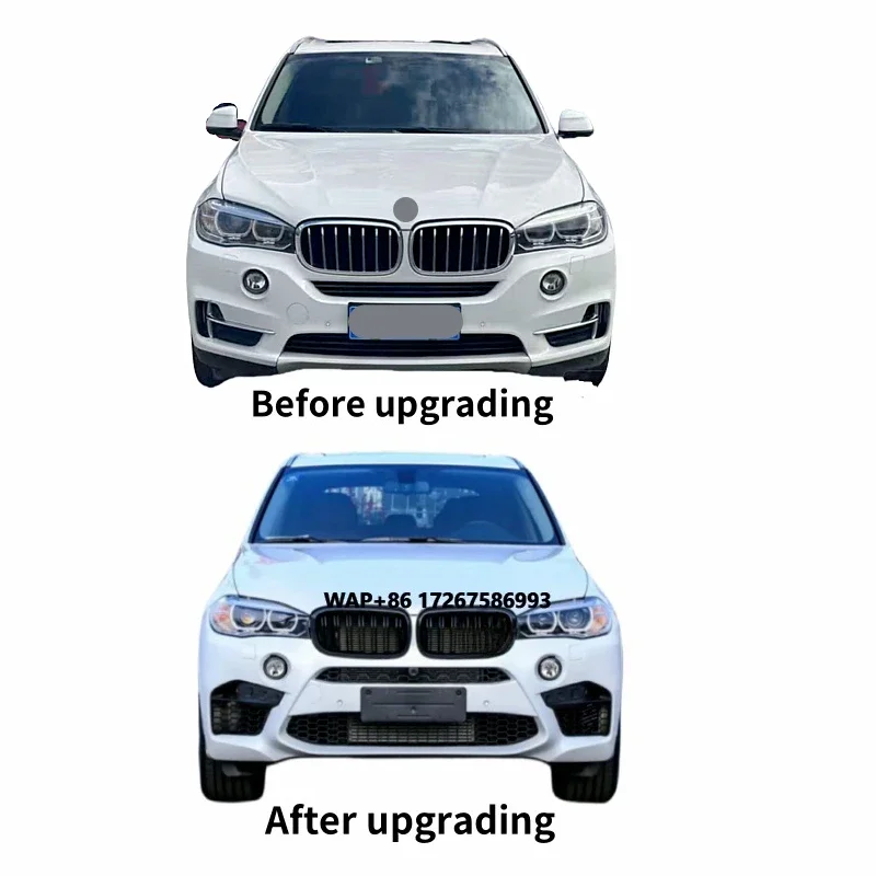 

2017-2019 for X5 M Sport F85 Front Bumper Kit Durable Plastic Upgrade from F15 New for X5 F85 Front Bumper