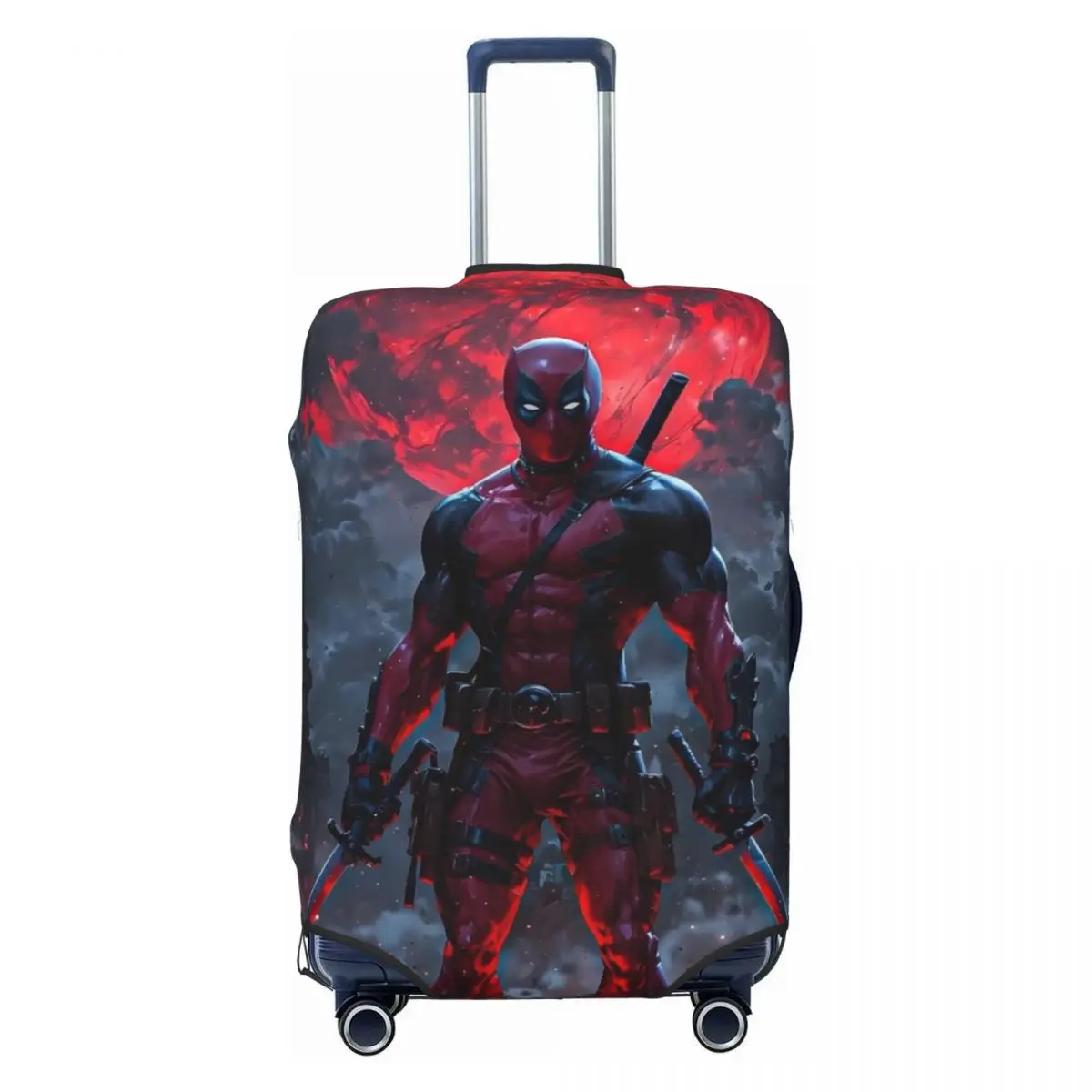 

Custom Deadpool Cool Luggage Cover Elastic Anime Cartoon Travel Suitcase Protective Covers Suit For 18-32 inch