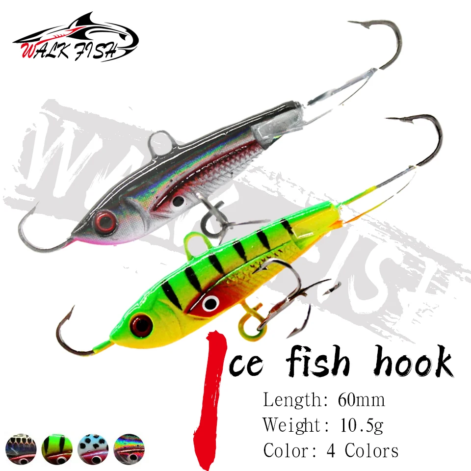 WALK FISH 1 Stück 10,5 g 6 cm Eisfischköder Ausgewogener Metallköder Fake Fish Mini Lead Walk Fish Outdoor Winter Karpfen Weißäugiger Hecht