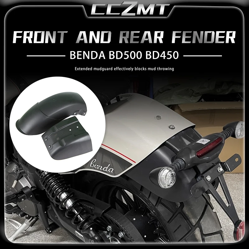 

For BENDA 450 BD450 Jingira 450 BD500 BD 500 Motorcycle Extender Front and after Rear Fender Mudguard Splash Guard Accessories