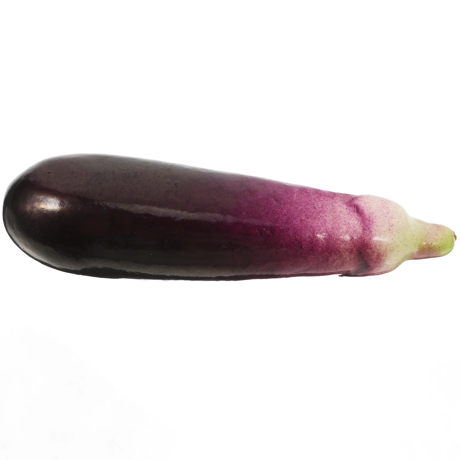 Simulated Vegetable Model Eggplant Fake Food Realistic for Display Pvc Models Eggplants Decor Artificial Lifelike Photo Props