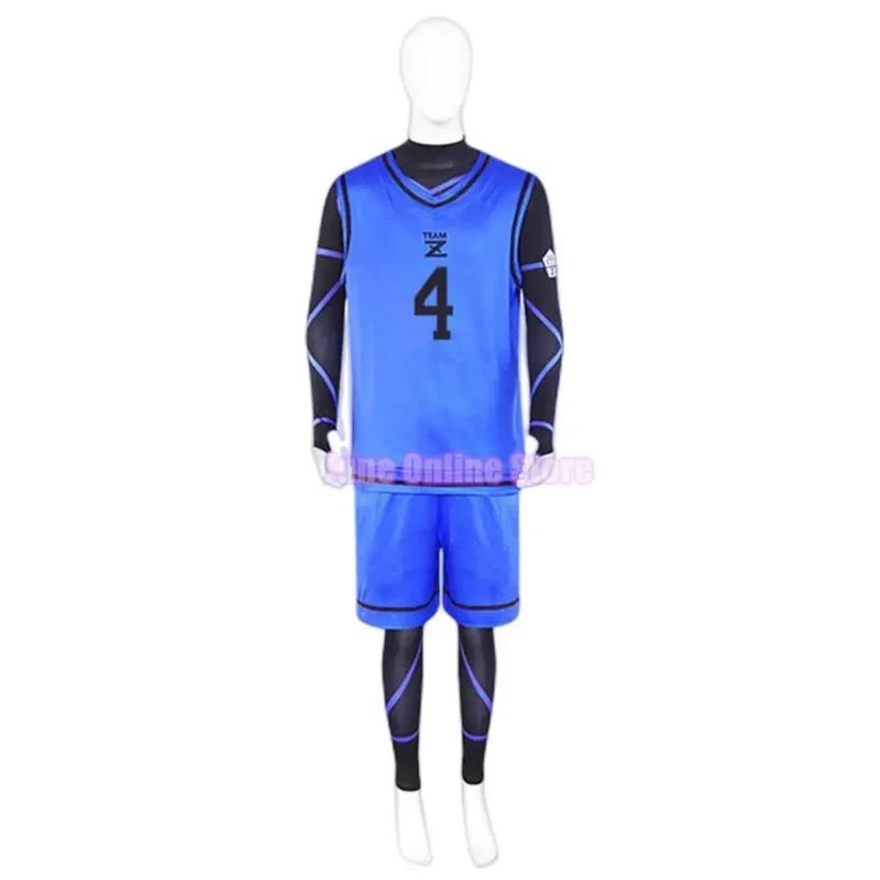 Anime Blue Lock Chigiri Hyoma Cosplay Costume Jerseys Football Maillot foot Uniforme Clothes