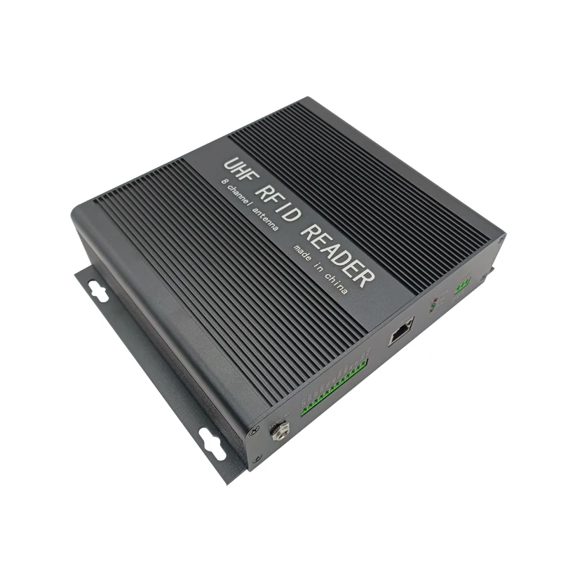 25m Long Range Impinj E710 Chip UHF RFID 8Port Reader With RS232 RS485 TCP/IP for Warehouse Management