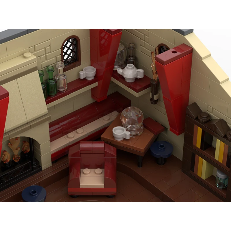 979 قطعة من مكعبات البناء المعيارية القابلة للتخصيص بتصميم تكنولوجي، طراز MOC للفصول الدراسية والتنبؤ السحري في الشارع الحضري، هدايا ألعاب اصنعها بنفسك للعطلات