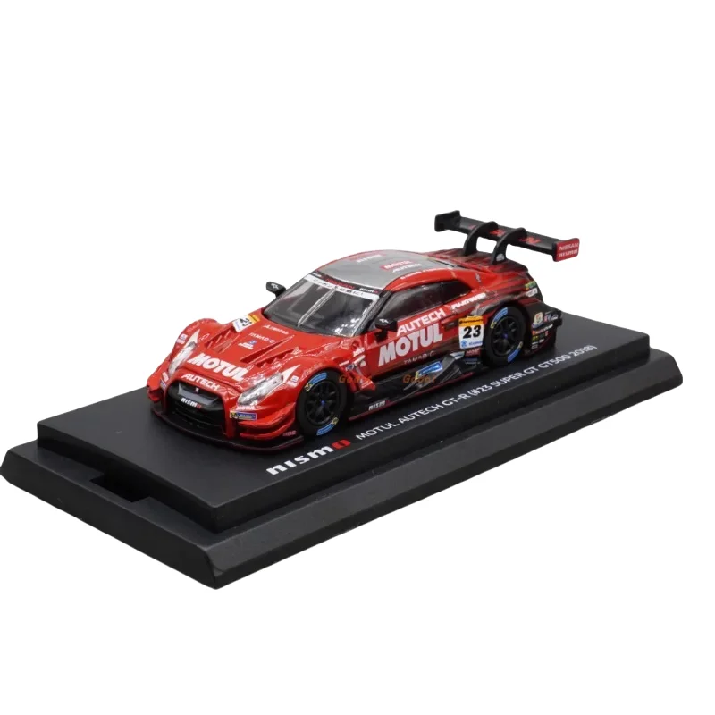 Premium ratio 1:64 alloy model car Nissan Nissan gtr motul toy model car collection display piece, Children\'s Day gift for boys.