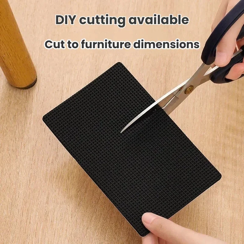 2m Self Adhesive Cuttable Furniture Pads Anti-Sliding Rubber Mute Table Chair Foot Protection Pad for Home