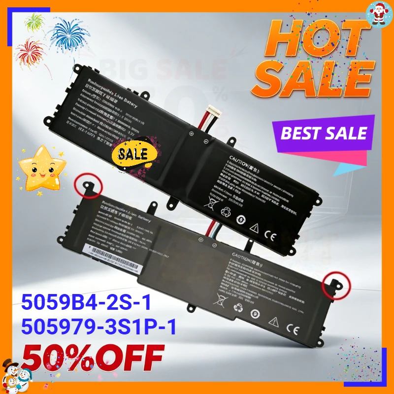 5059B4-2S 5059B4-2S-1 505979-3S1P 505979-3S1P-1 CWI528 CWI529 Laptop Battery for Chuwi CoreBook X Pro 14 13.3 38Wh/46.2Wh