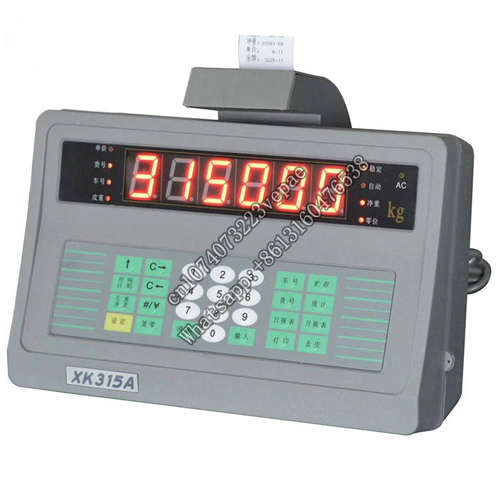 

XK315A6(H)P digital weighing indicator with printer