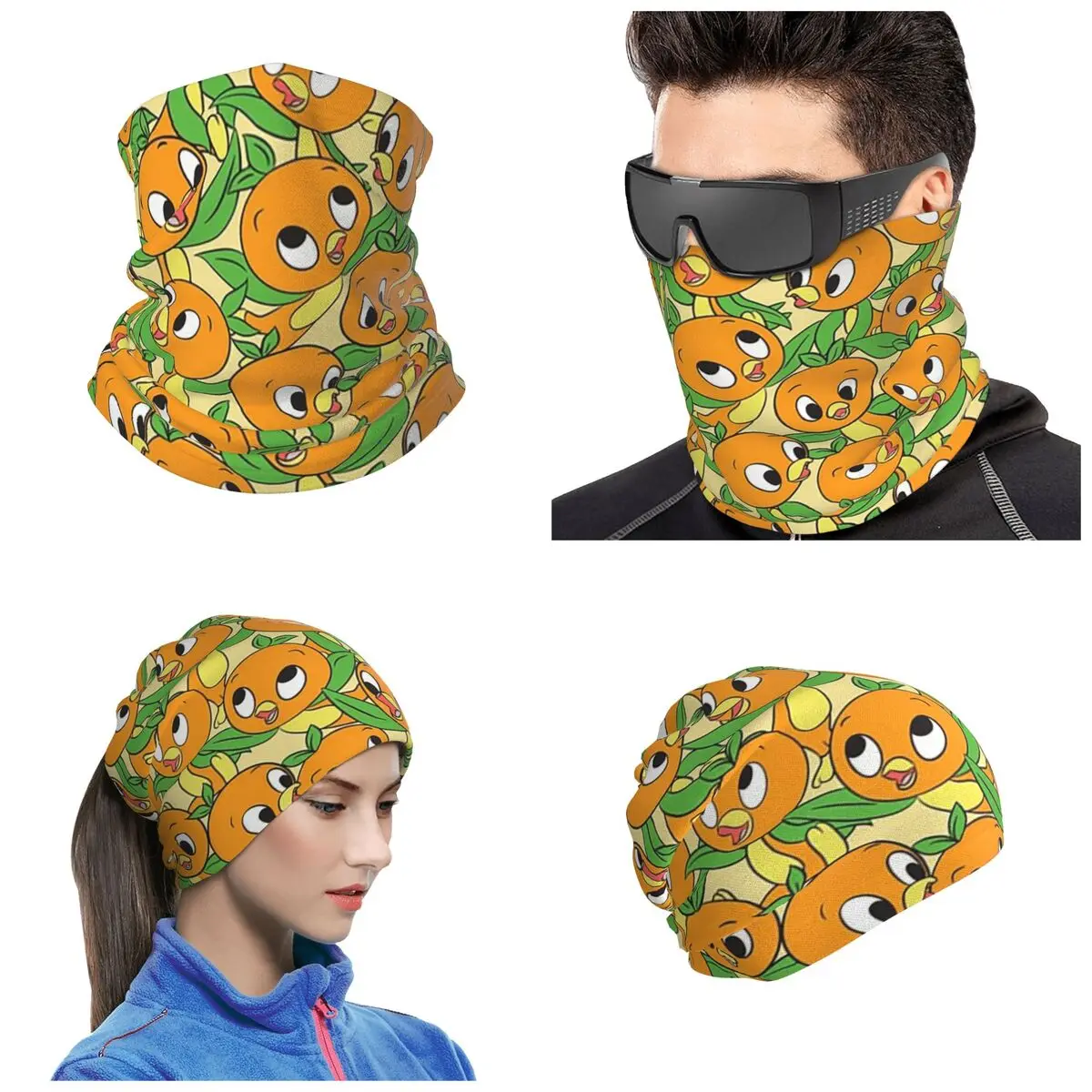 It's Orange Bird Bandana Neck Cover Printed Wrap Scarf Riding Headwear For Men Women Adult Winter