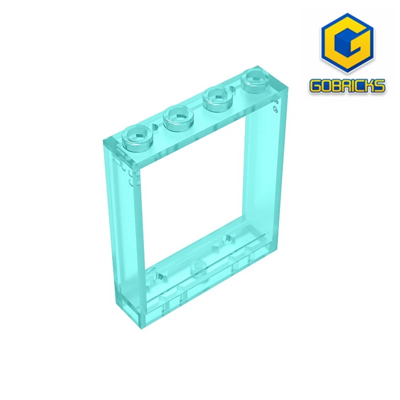 Gobrick – fenêtre cadre GDS-765, 1x4x4-1x4x4, compatible avec lego 6154, jouets pour enfants, assemblage de blocs de construction technique