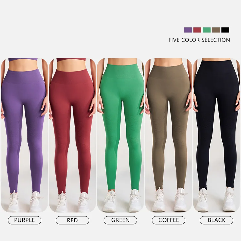 Yoga Leggings Comfortable Fashion Women Fitness Running High Waist Slimming Pants Fast Dry Jogging Workout Women